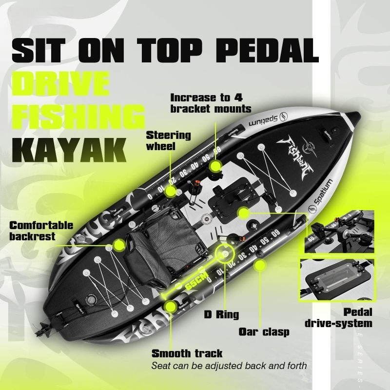 Spatium Anti Seawater Corrosio - Fishing Kayak Seat ulasan dan harga