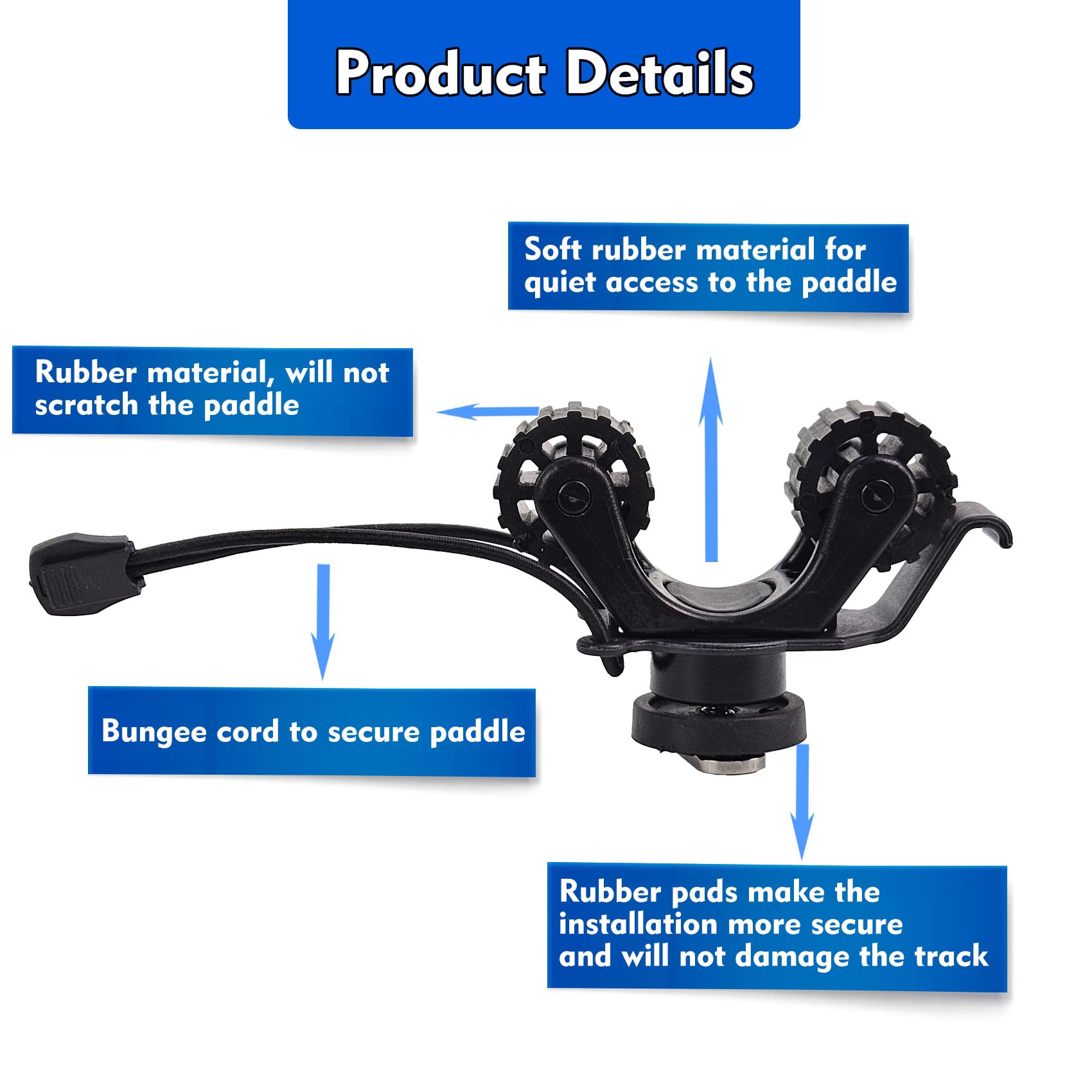 Kayak Rail Paddle Holder Kayak - Fishing Kayak Rod Holder ulasan dan harga
