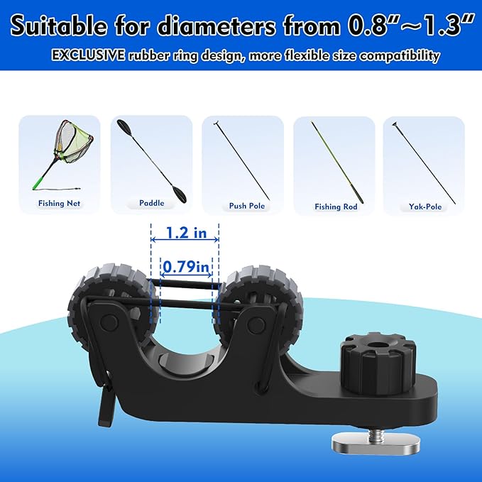 Kayak Paddle Holder Track Moun - Fishing Kayak Anchor ulasan dan harga