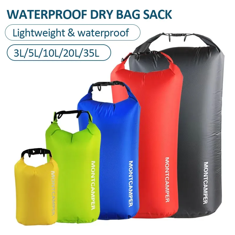 Waterproof Dry Bag Sack 3/5/10 - Fishing Kayak Storage Bag ulasan dan harga